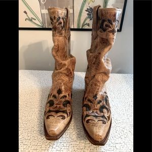 Corral Boots sold exclusively by Buckle, brown, size 9.5